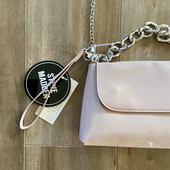 Steve Madden BShine Patent Crossbody in Pink - Picture 9 of 16